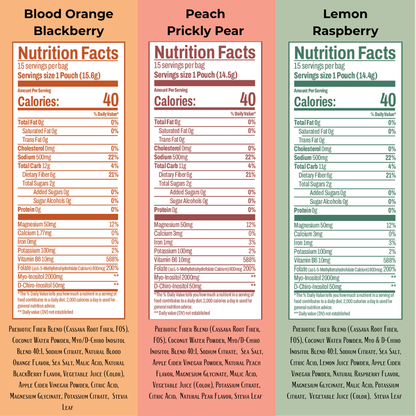 Electrolyte Drink Mixes for Women's Hormone Health- Monthly Supply (30 Pack)